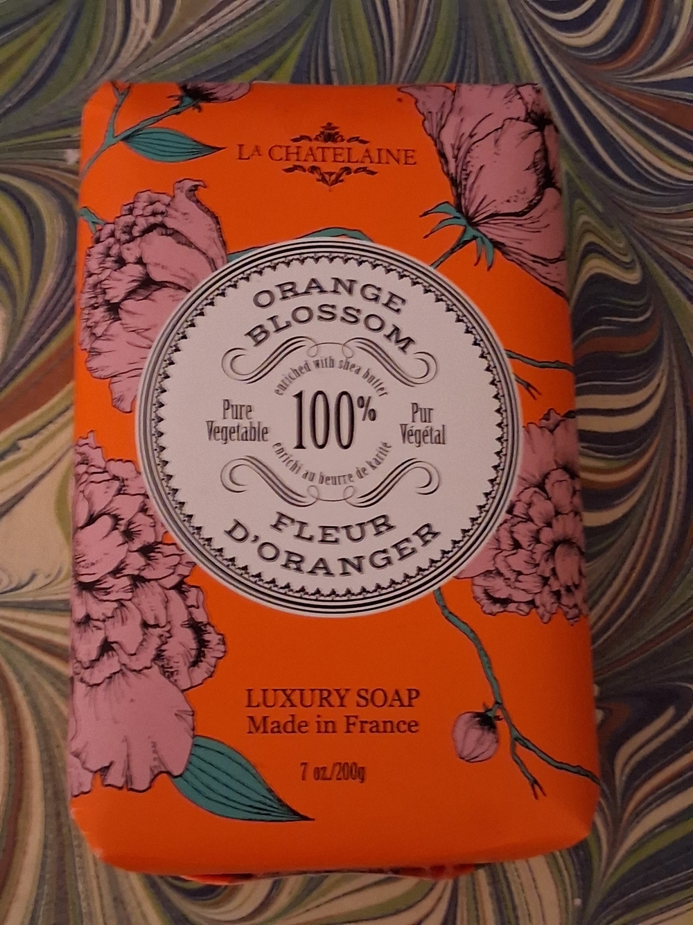 La Châtelaine Orange Blossom Luxury Soap - From FRANCE.   Scent Is Gorgeous!